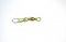 Barrel Swivel w/ Safety Snap Brass