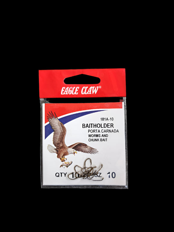 eagle claw fishing hooks size 6 Eagle Claw Baitholder Bronze Hook 1/0