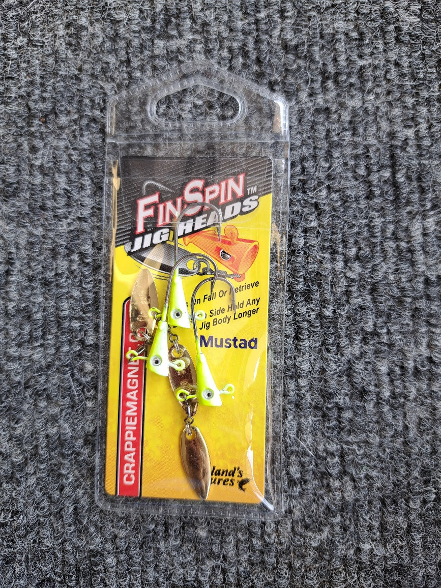 Fin Spin Jig Heads 3pc Packs
