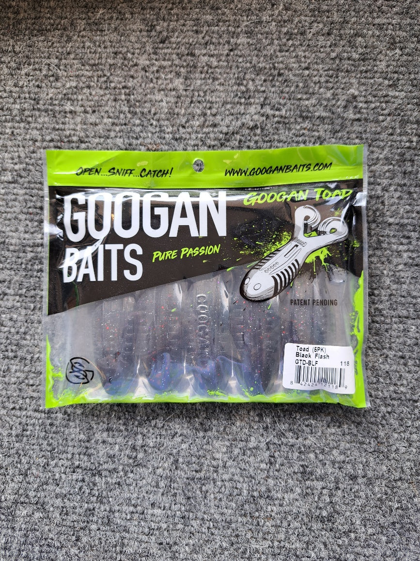 Googan Baits Toad 5pk 4"