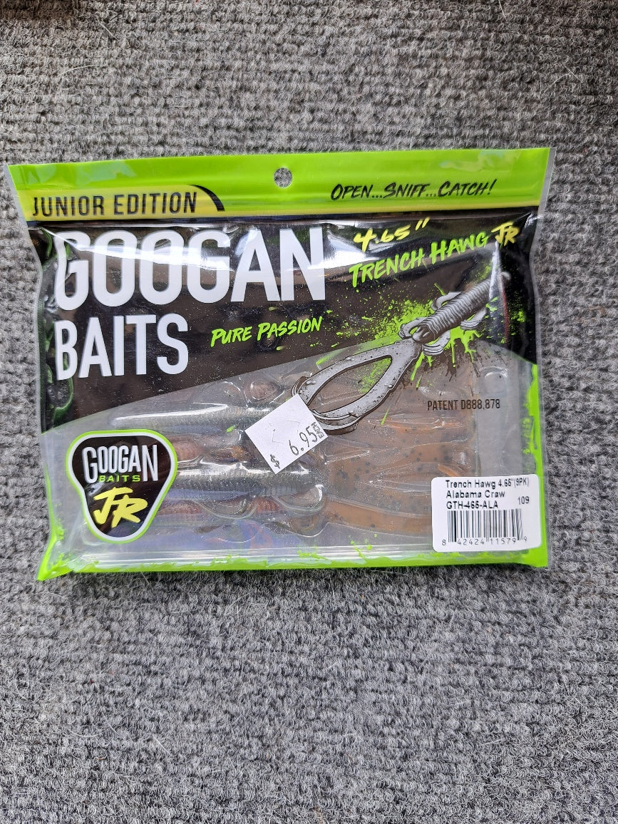 Googan Baits Trench Hawg 9pk 4.65"