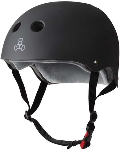 TRIPLE 8 HELMET CERTIFIED SWEATSAVER BLACK MATTE
