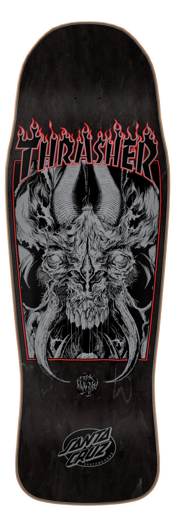 Thrasher Winkowski Primeval Shaped Skateboard Deck 10.34in x 30.54in Santa Cruz