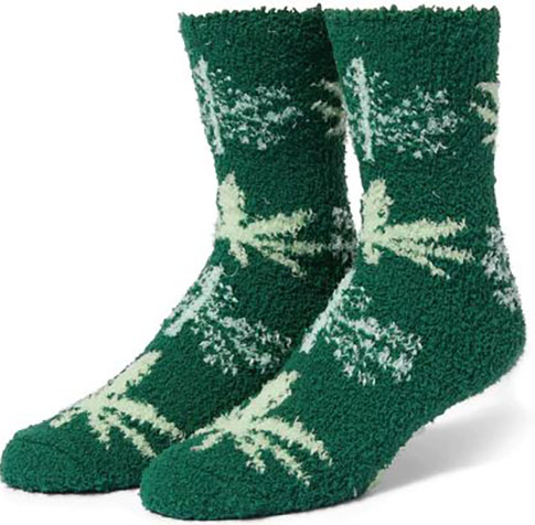 HUF GREEN BUDDY FUZZY SOCKS