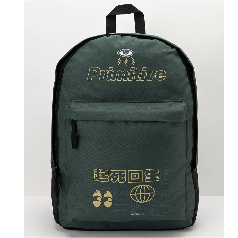 PRIMITIVE REBOOT BACKPACK Black