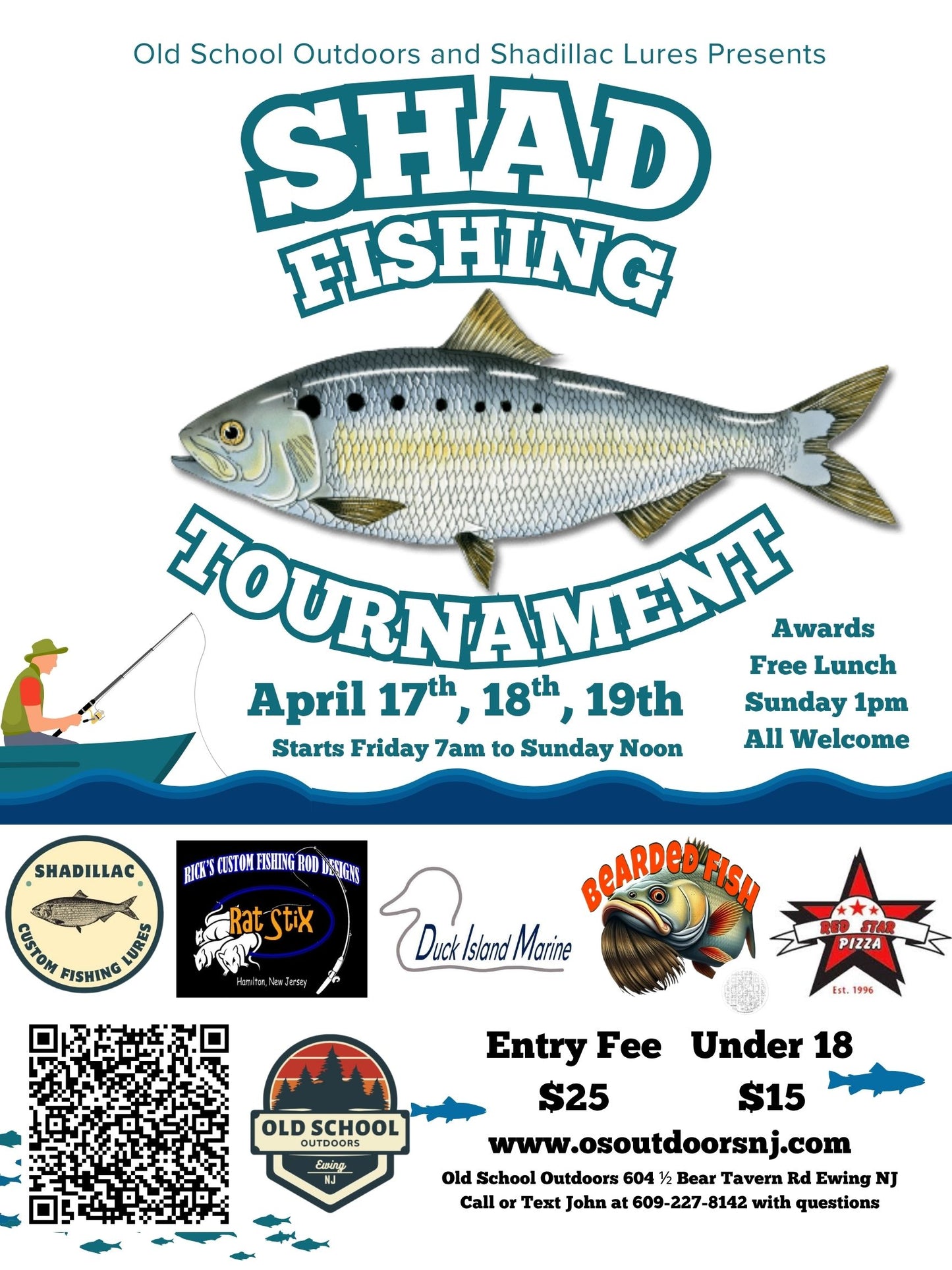 Shad Fishing Tournament April 17th, 18th, and 19th