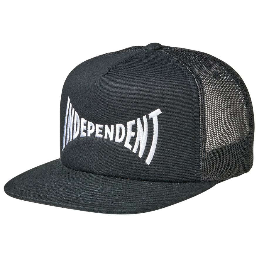 Independent Hat Black Trucker Mesh