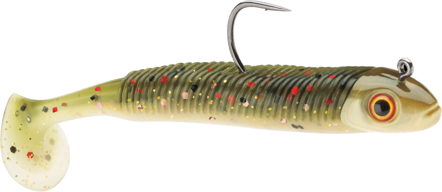 360GT Realistic Rattling Minnow Fishing Lure - 3 Bodies & 1 Head