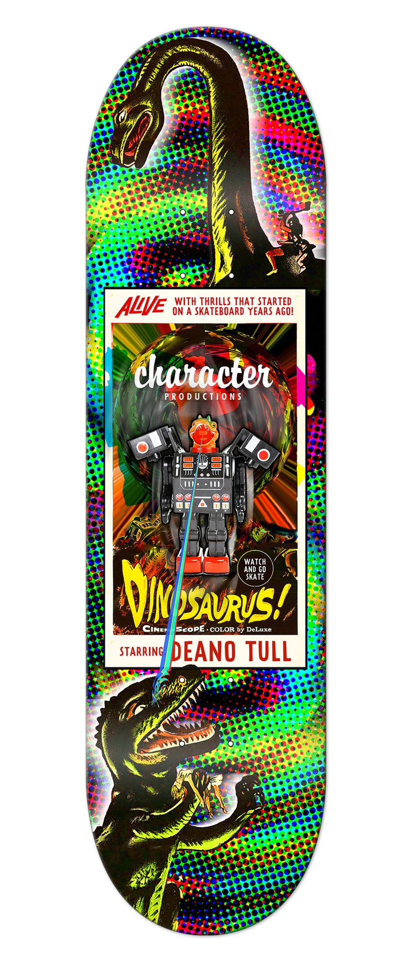 CHARACTER DEANO TULL DINOSAURS DECK 8.25