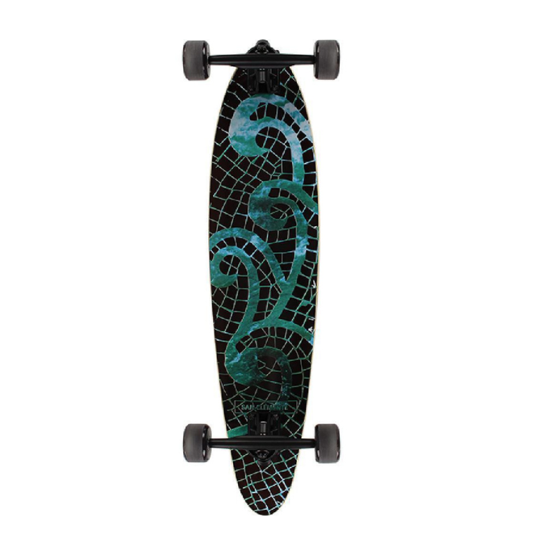 San Clemente Mosaic Sea 8x34in Pintail Longboard