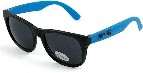 THRASHER LOGO SUNGLASSES BLUE