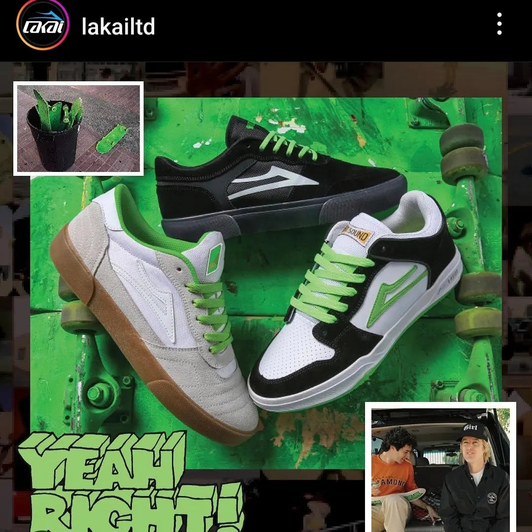 NEW Lakai Sneakers👟💚🖤