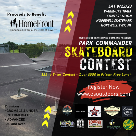 Park Commander Skateboard Contes on 9/23/23!
