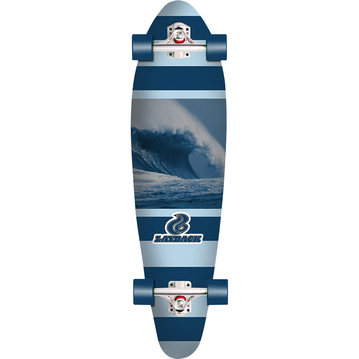 Layback Storm Chaser Kick Tail Longboard Complete 9.75 x 38.00