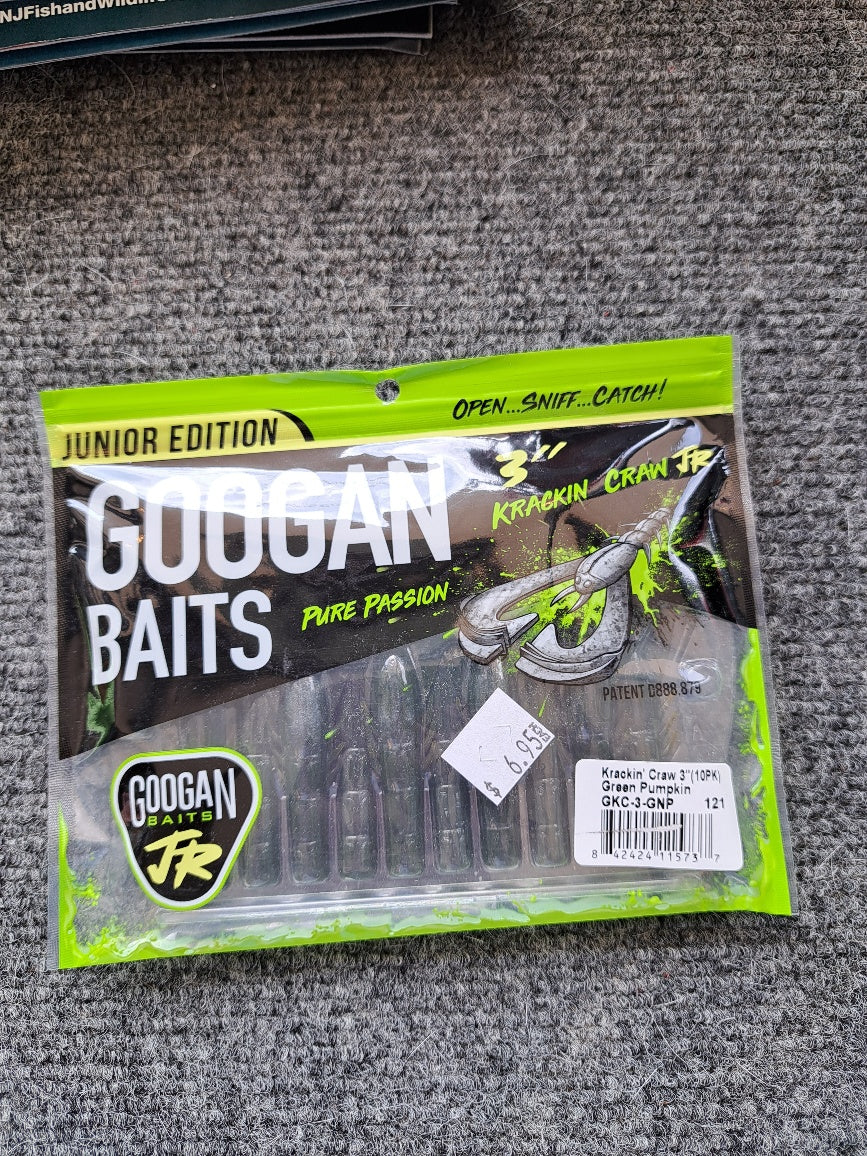 Googan Baits Krackin' Craw 10pk 3"