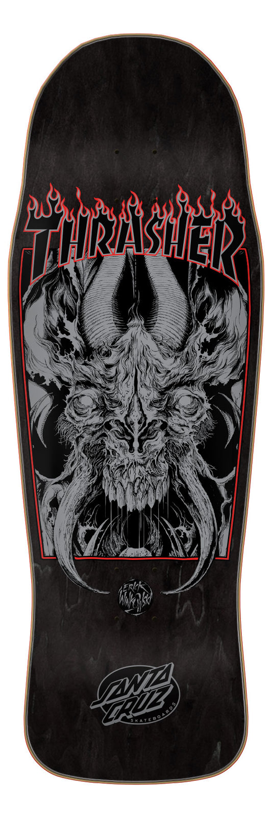 Thrasher Winkowski Primeval Shaped Skateboard Deck 10.34in x 30.54in Santa Cruz