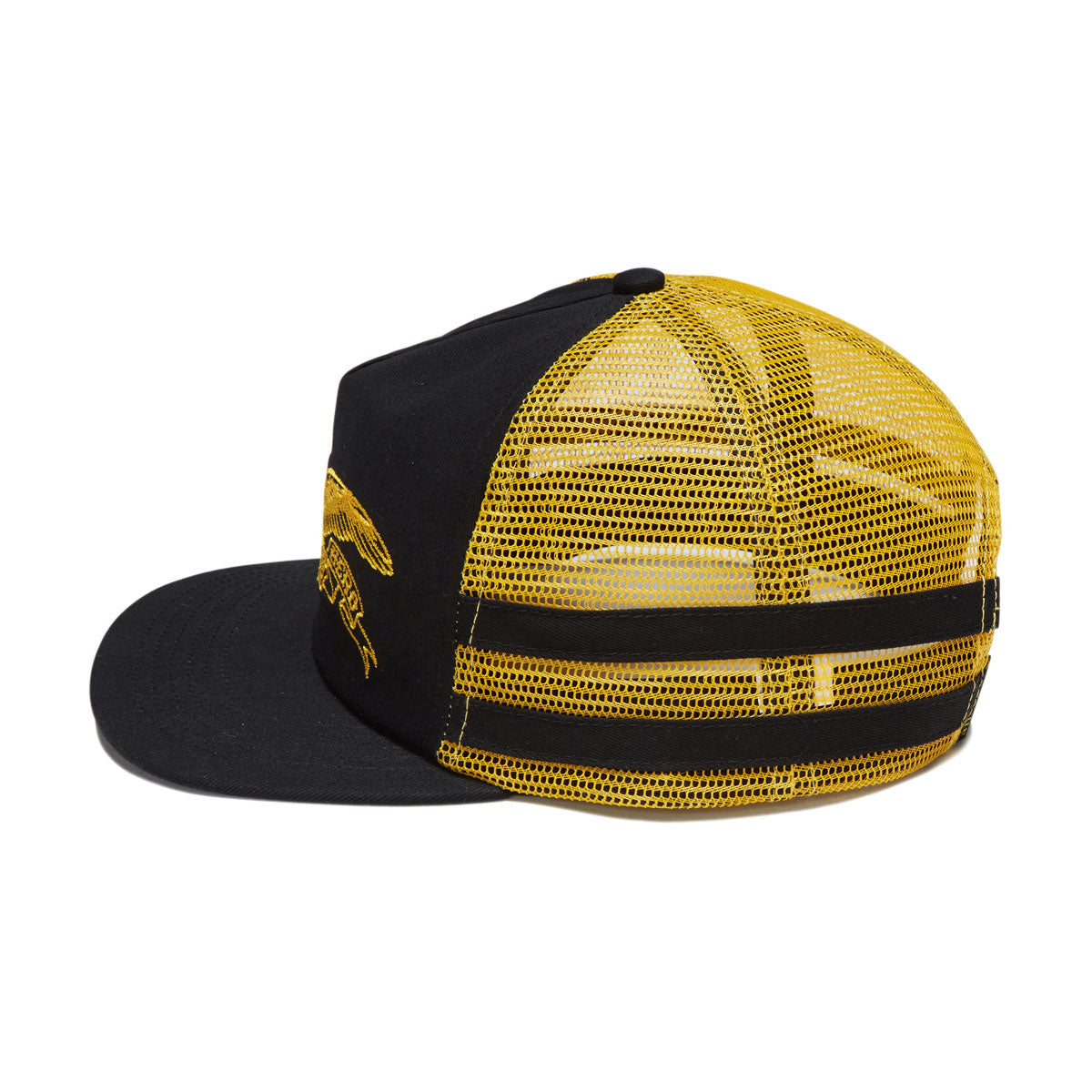 Anti-Hero Basic Eagle Snapback Hat Black/Yellow