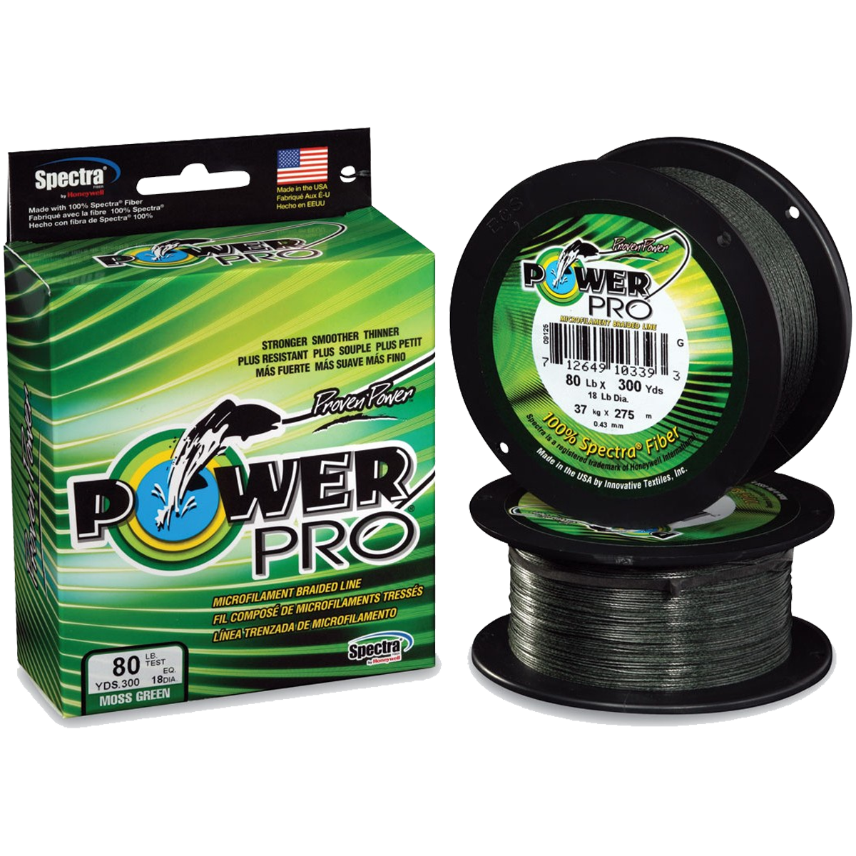 Braided Spectra Fiber Line by Power Pro