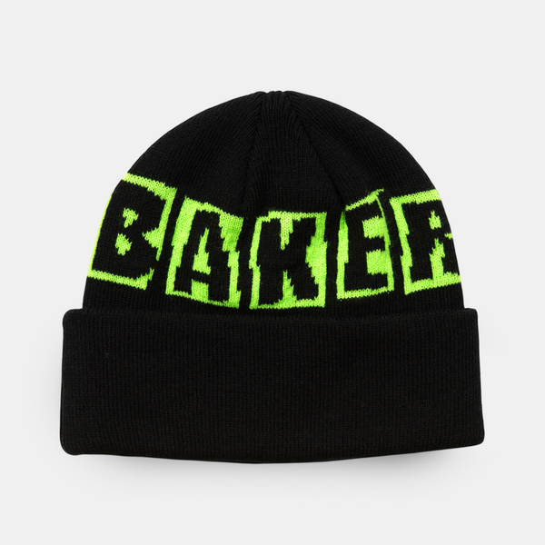 Baker Brand Logo Beanie Black/Green