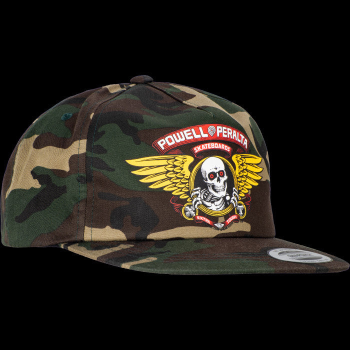 Powell Winged Ripper Snapback Hat Camo