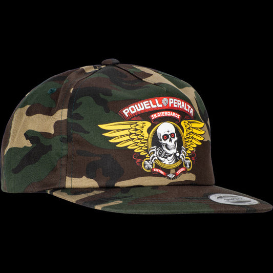 Powell Winged Ripper Snapback Hat Camo