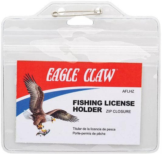 Fishing License Holder W/ Zip Closure