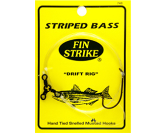 748 Striped Bass "Worm Drift" Rig by Fin Strike