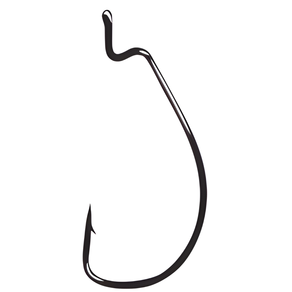 Worm Hooks, Offset Shank, EWG - NS Black (584)