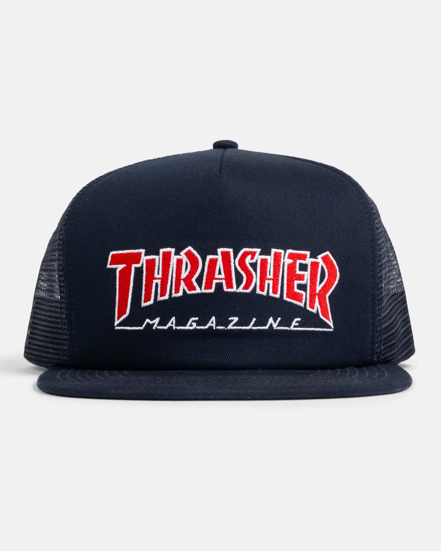 Thrasher Outlined Trucker Hat Navy