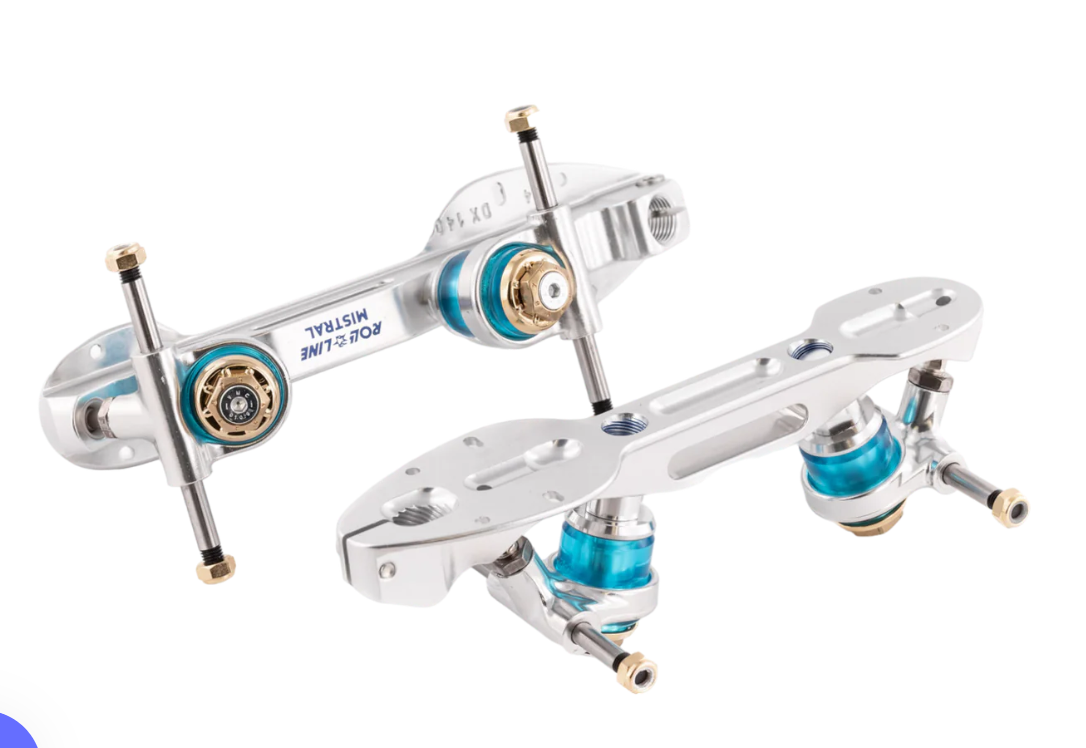 Riedell 910 Flair Boots with Roll Line Mistral Plates