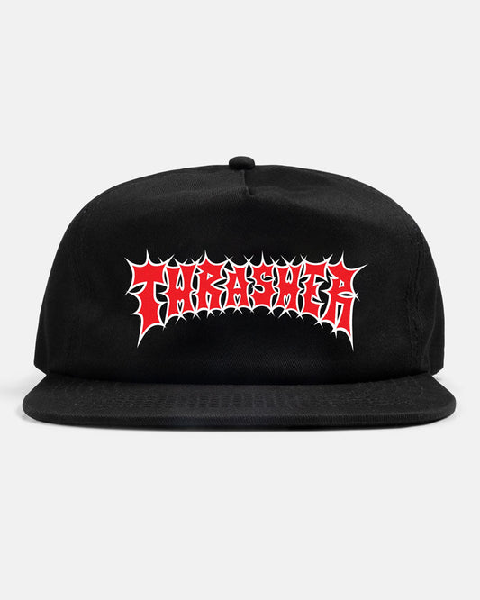 Thrasher Spikey Snapback Hat Black