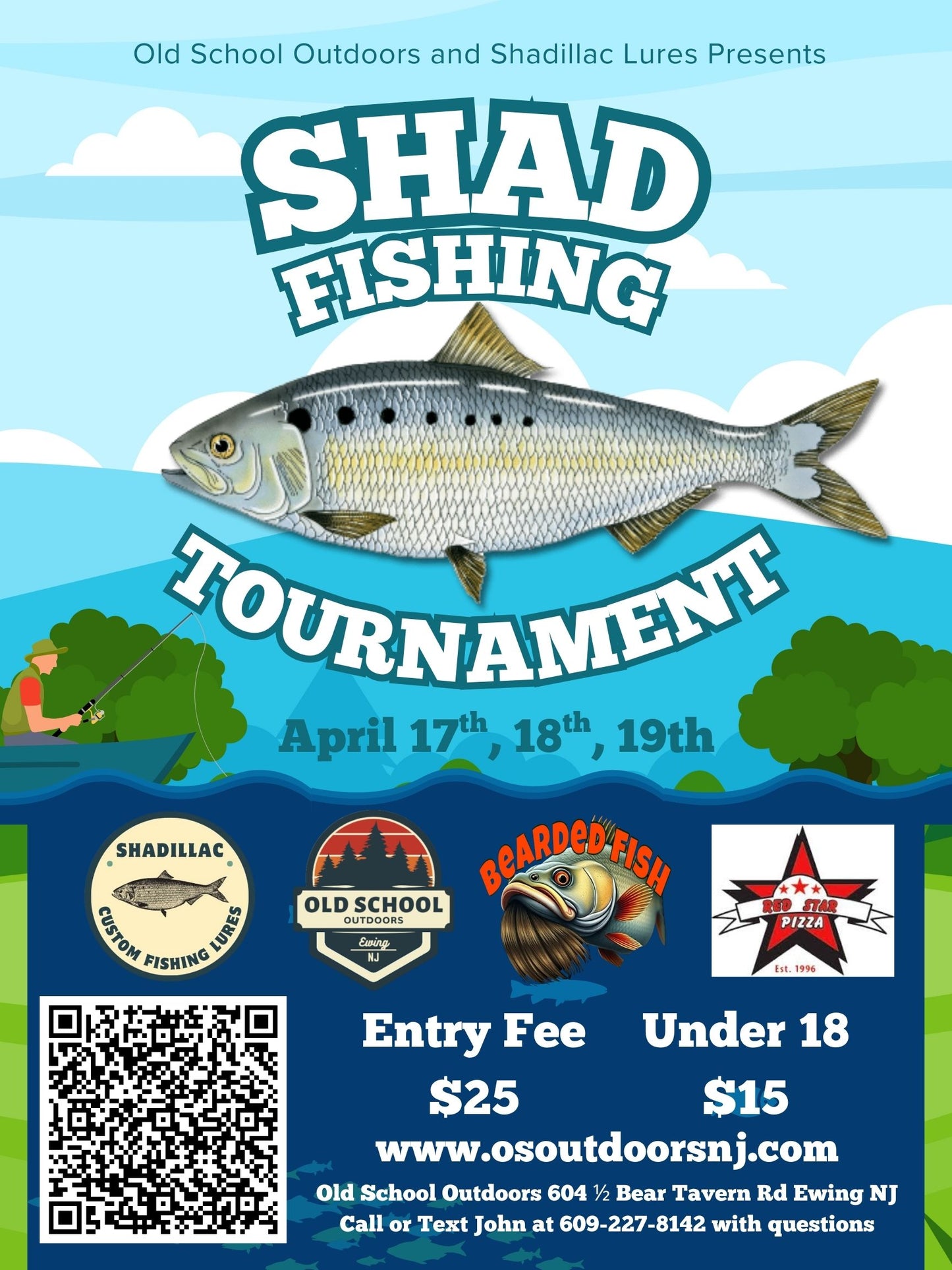 Shad Fishing Tournament April 17th, 18th, and 19th