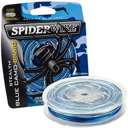 Stealth Blue Camo Braid by Spider Wire