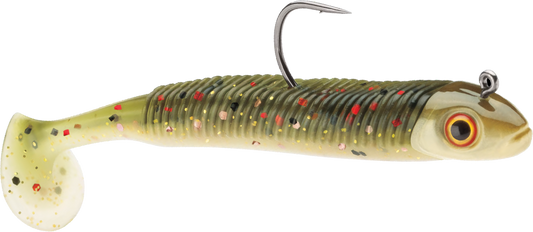 360GT Realistic Rattling Minnow Fishing Lure - 3 Bodies & 1 Head