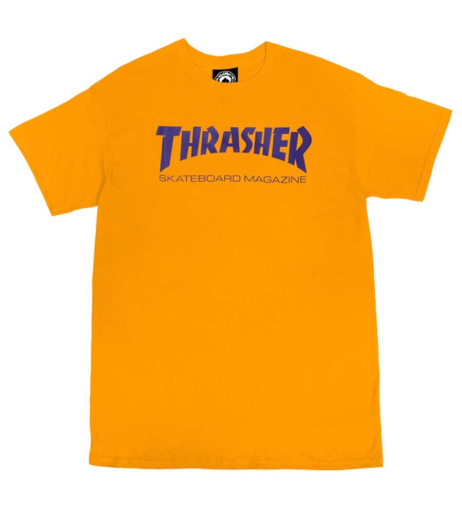 Thrasher Skate Mag Gold/Purple SS