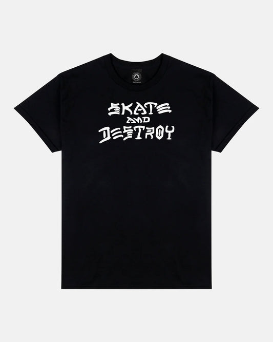 THRASHER SKATE AND DESTROY BLACK SS