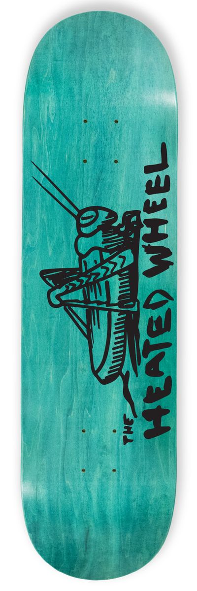 THE HEATED WHEEL TEAM GRASSHOPPER DECK 8.75