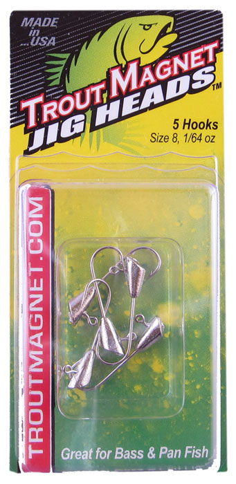 Trout Magnet Replacement Jig Heads - Nickel