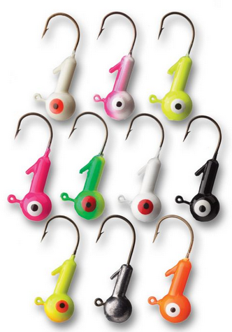 Ball Head Jigs Painted